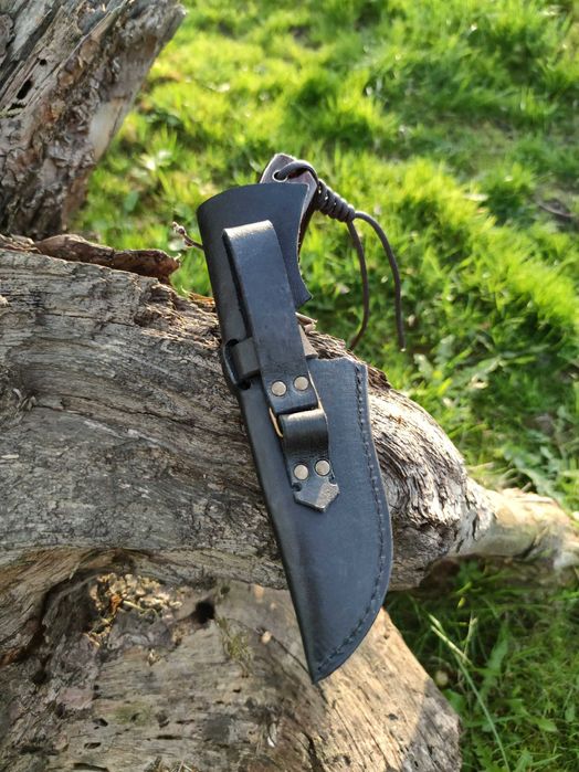 Разделочный нож Карпаты Х12МФ \61hrc обробний ніж ручна робота шкурник