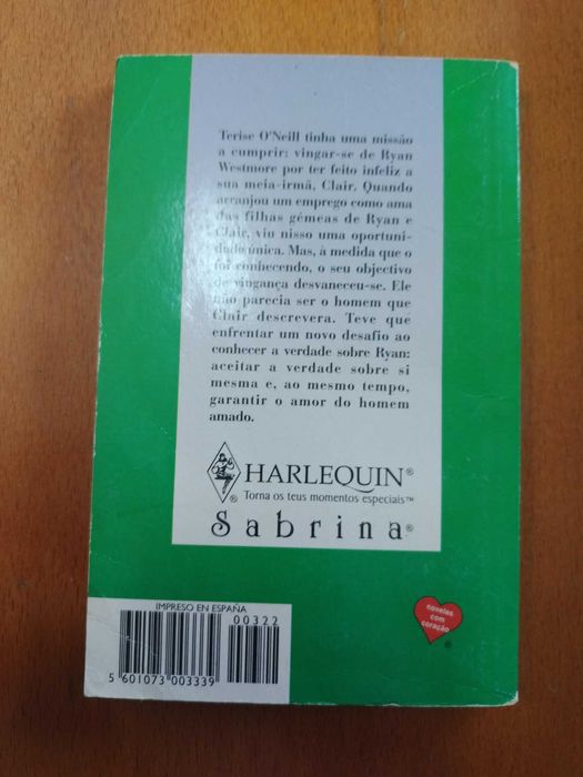 Livro Harlequin Sabrina - Romances de Bolso