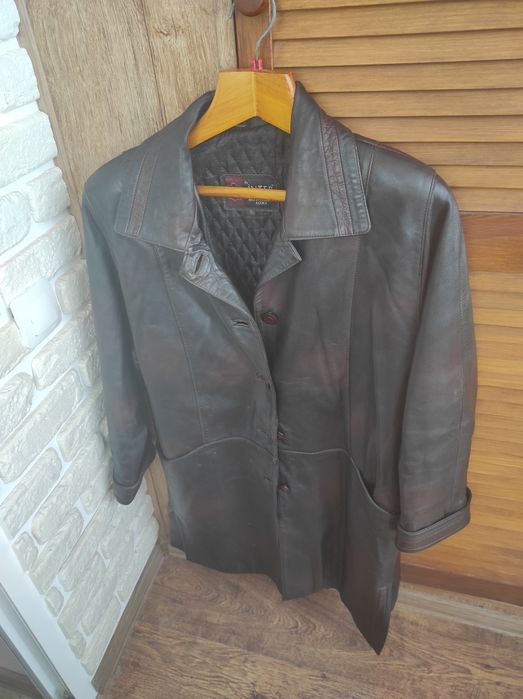 Продам шкіряний кардіган