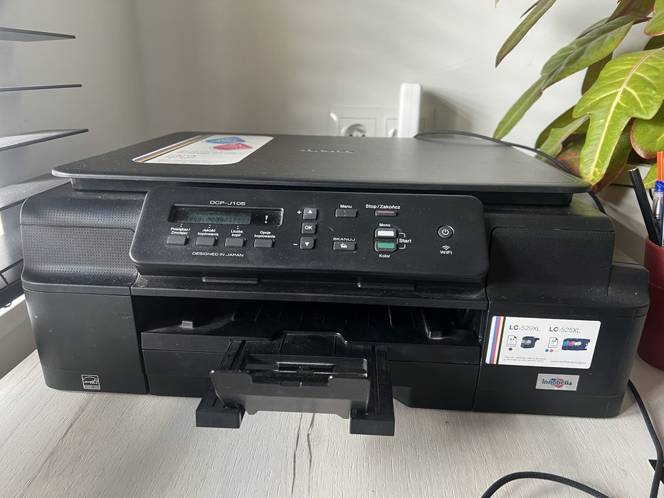 Drukarka skaner Brother DCP-J105 + tusze