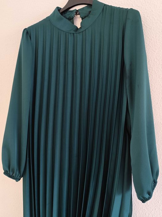 Vestido plissado