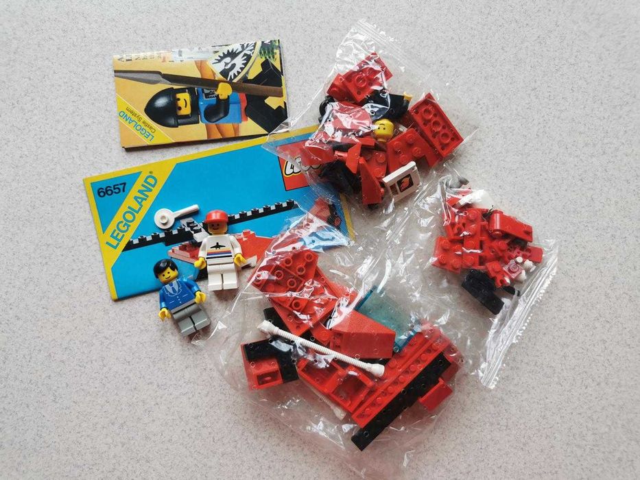 LEGO Legoland Town 6657 Fire Patrol Copter NOWY Unikat