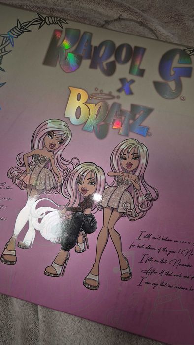 Коробка от bratz karol g братц кэрол джи