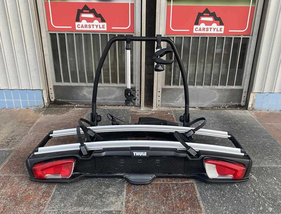 Велокріплення Thule VeloSpace 938 939 на фаркоп авто 2-3 велосипеда нові вживані гарантія сертифікація установка прокат функція нахилу велоплатформа