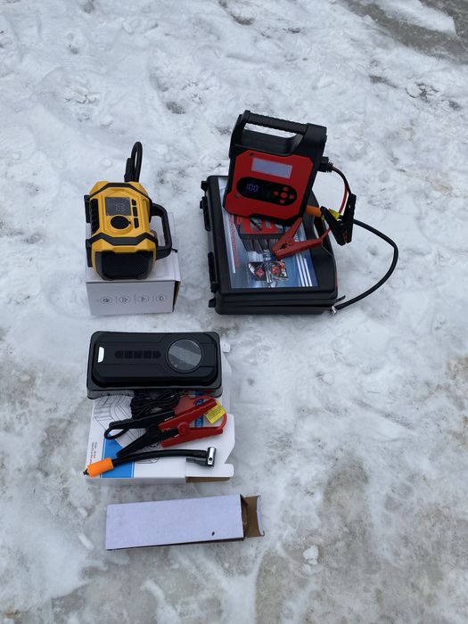 Нові Павербанки 4в1 Компресор! Пускові Клеми! Ліхтарик! Коломия!