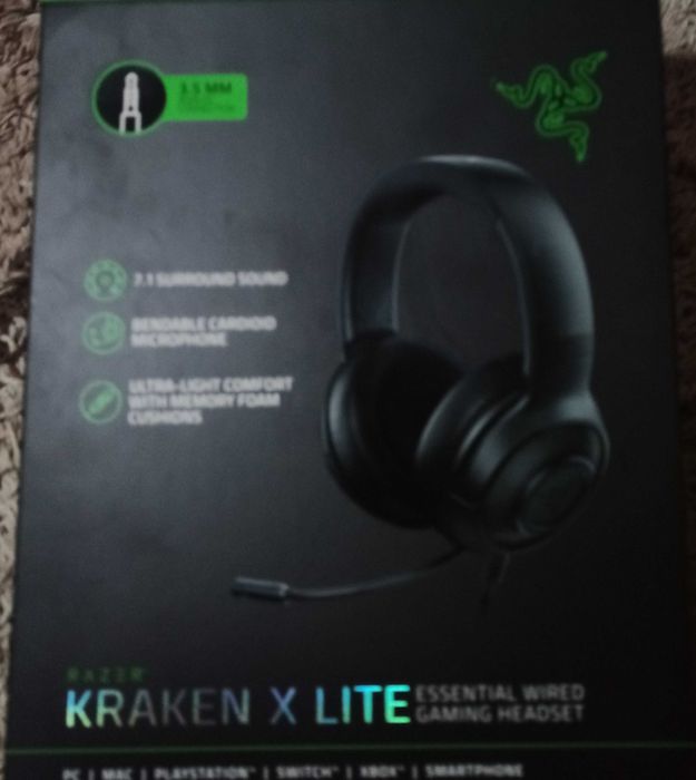 Słuchawki nauszne Razer Kraken X Lite