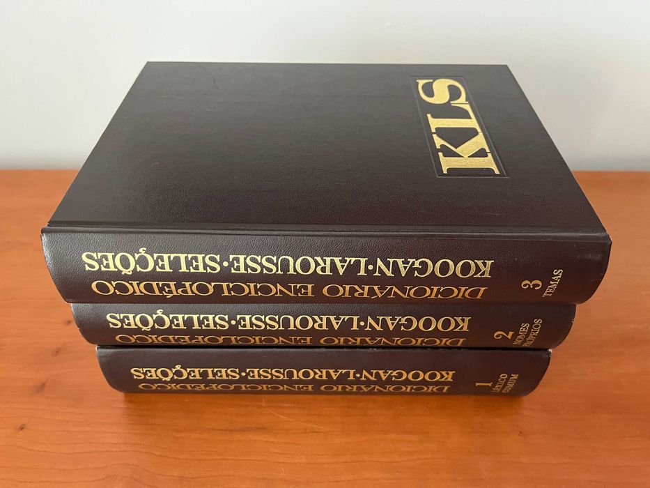 Dicionário Enciclopédico KLS (Koogan Larousse Seleções) - 3 Vol.