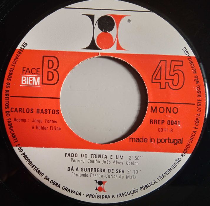 Carlos Bastos - - - - - Permiti Que Vos Dedique Uma Balada - - - -- EP