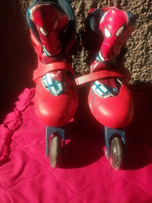 Ролики человек паук