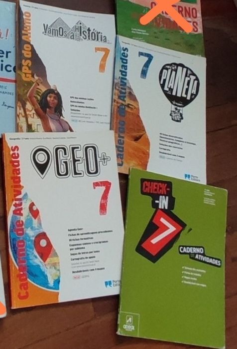 Manuais escolares para 7 ano