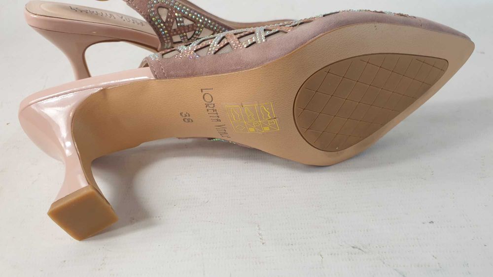 Loretta Vitale Damskie Sandały D40511B Pink roz 38