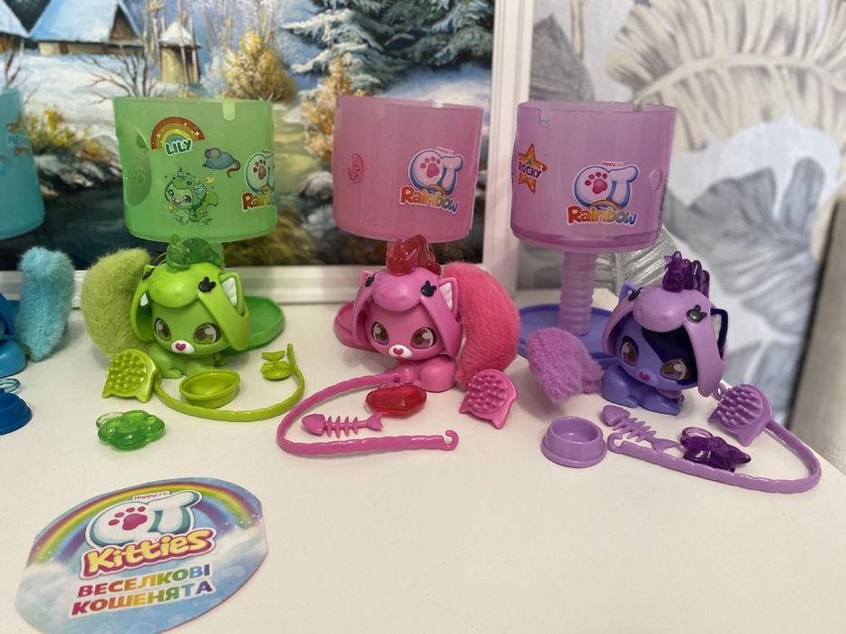 Колекція веселкові кошенята QT kitties расті, міна, лілі, зап, мермі, рокі
