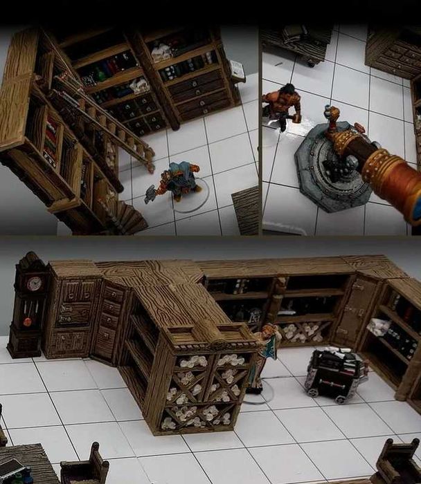 Meble i elementy scenerii do D&D / RPG / BITEWNIAKÓW / WARHAMMER