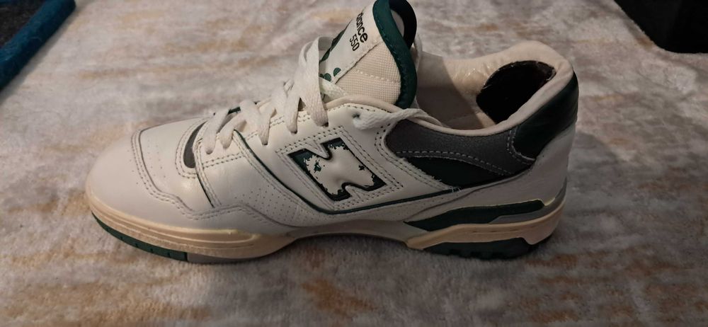 New Balance 550 verdes e brancas