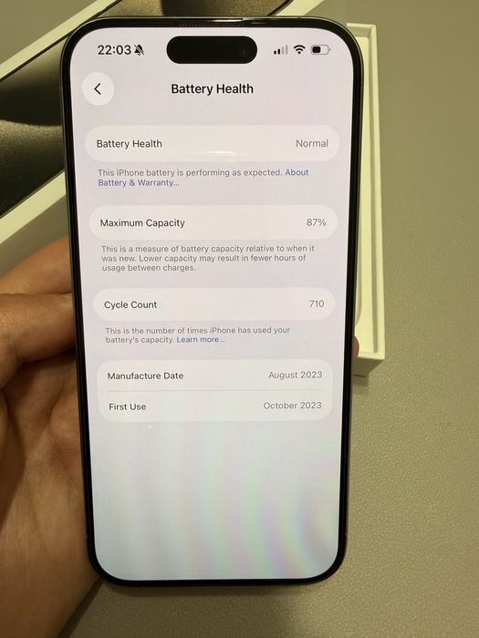 iPhone 15 Pro 256 GB Natural Titanium