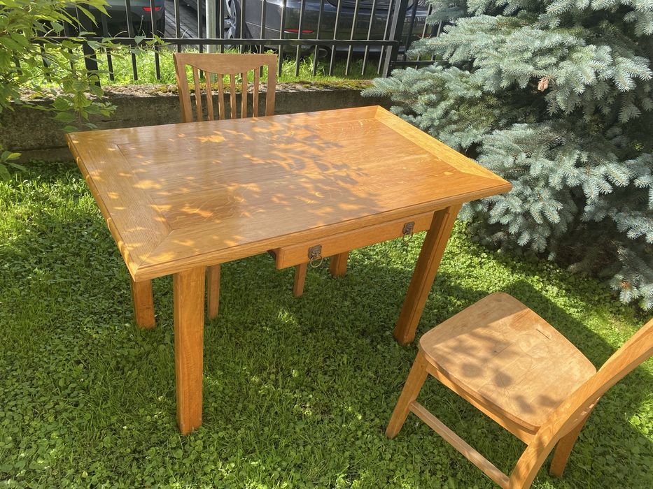 Sprzedam drewniany solidny stół 71cm/120cm