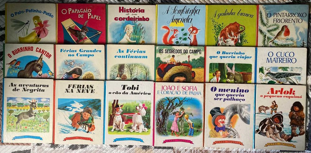Coleção Antiga Verbo Infantil (preço unitário)