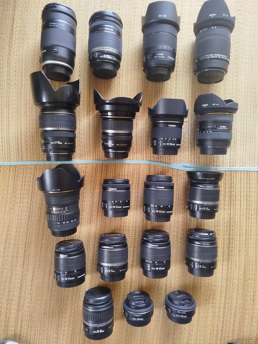 Canon EF-S 17-55 18-200 18-400 18-135 10-22 10-18