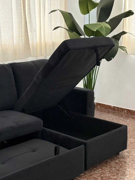Sofa cama chiselongue reversivel Novo Levamos a sua casa Envio gratis