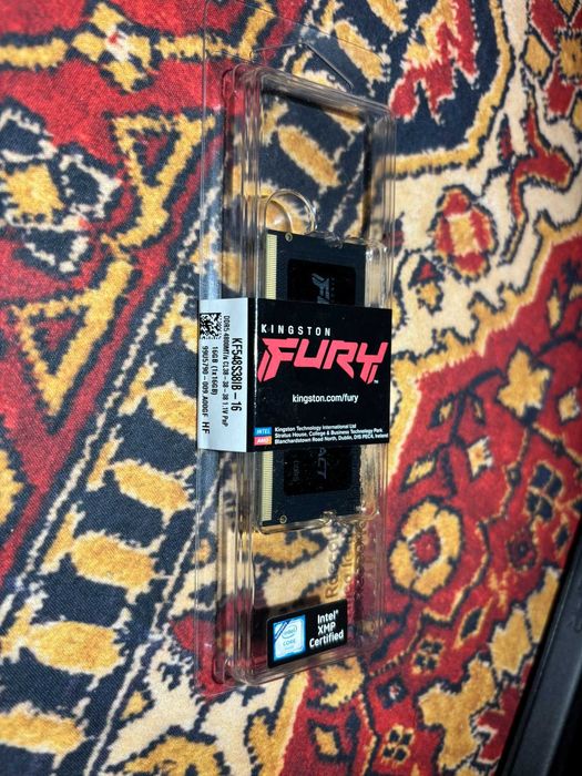 Sprzedam Pamięć RAM KINGSTON Fury Impact 16GB 4800MHz