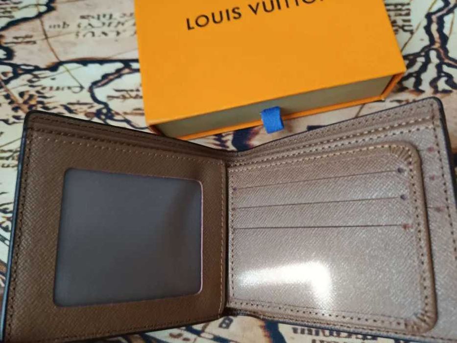 Louis Vuitton Portfel "Porte-Billets" w kolorze brązowym