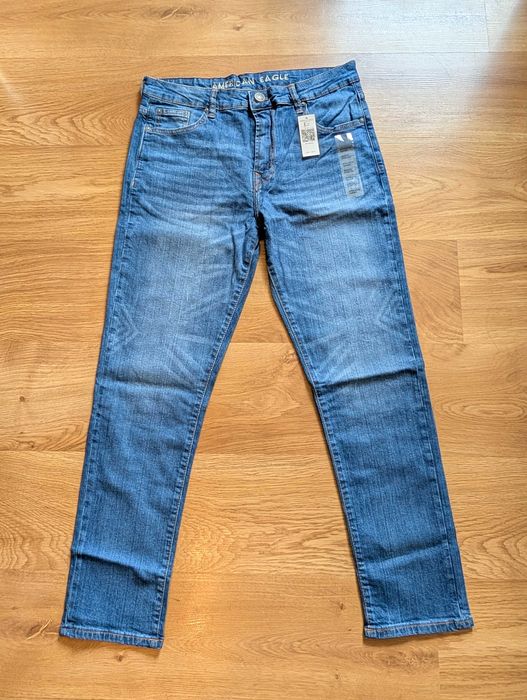 Nowe męskie jeansy American Eagle w rozmiarze W34 na L32 z metką