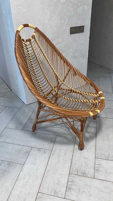 Крісло із натурального ротангу