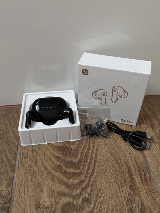 Słuchawki Bezprzewodowe SoundPEATS PearlClip Pro Czarne Bluetooth