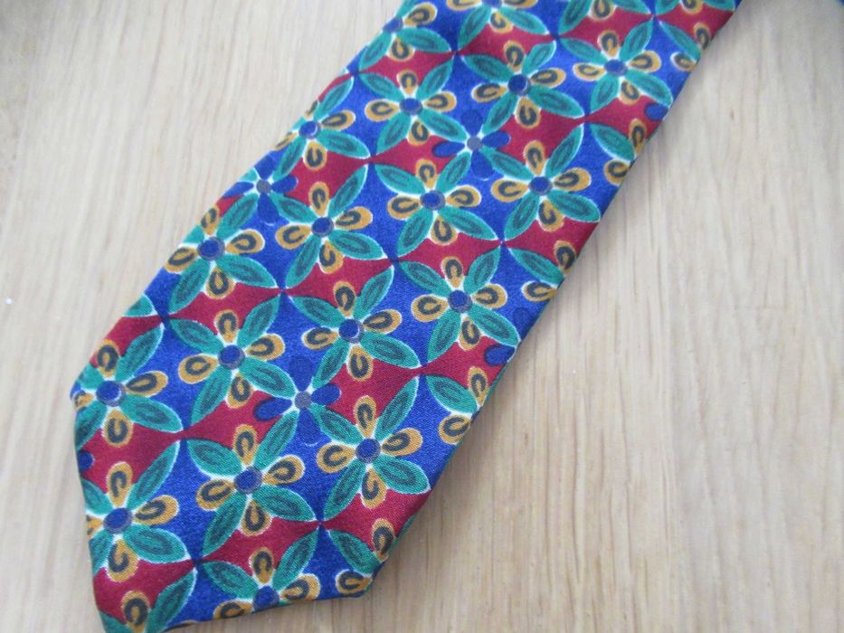 Charleston Tie Rack krawat śledzik 100% jedwab