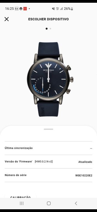 Relógio Armani Bluetooth