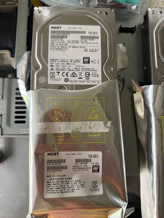 Dyski twarde serwerowe SAS HGST 4TB