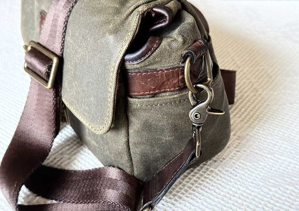 Ona Bowery Olive Waxed Canvas