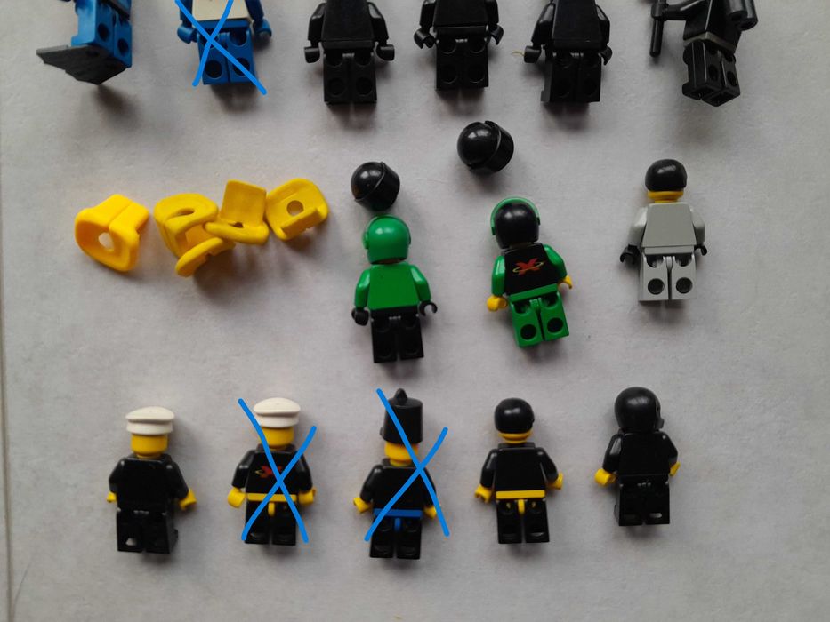 Stare figurki LEGO zestaw 14 sztuk różne mix