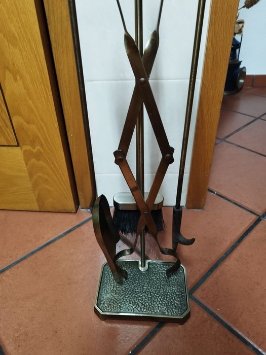 Suporte acessórios (utensílios) de lareira