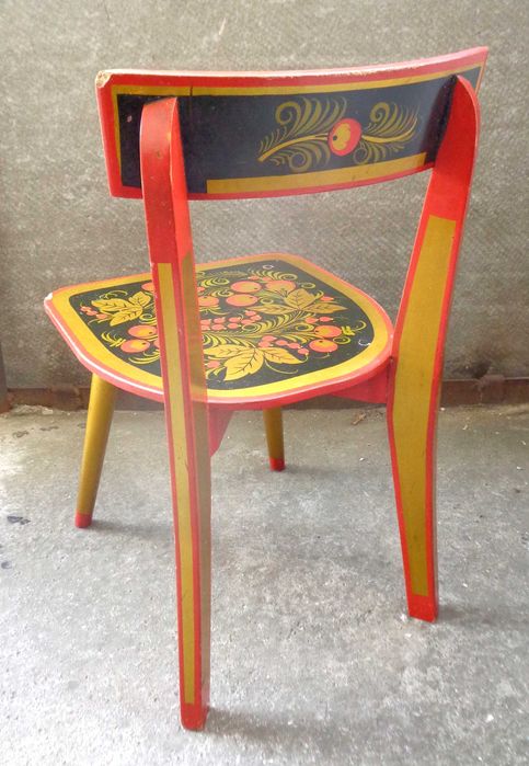 Стульчик детский Хохлома мебель стул
