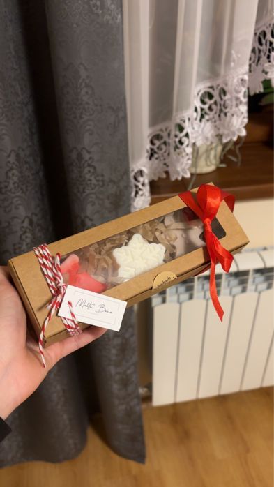 Świąteczny zestaw świec sojowych