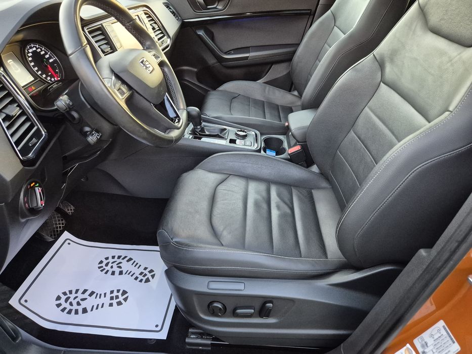 Seat ateca XCELLENCE 2.0 tdi 4x4 dsg led kamera serwis  oplacone