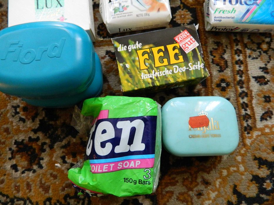 Zestaw mydeł PRL