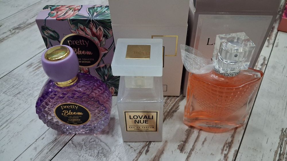 3 zapachy perfumowane po 50ml