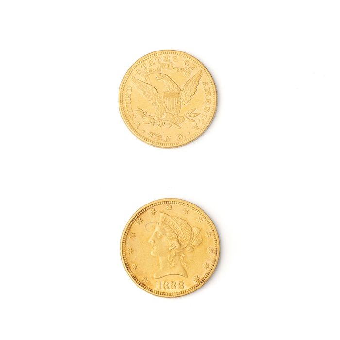Moeda americana em Ouro