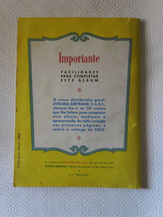 Caderneta Cromos História Automóvel Bela Adormecida Panorama Zoológico