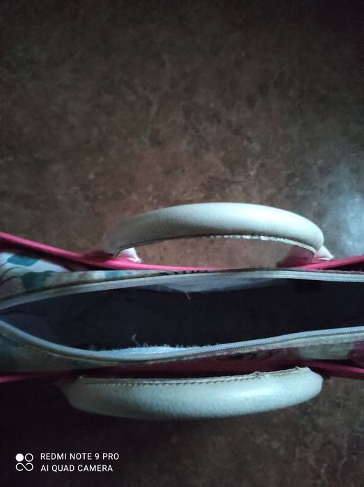Сумка crocs   рожева с чехлом на молнии