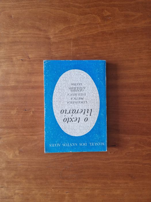 Livro didático "O Texto Literário", Manuel dos Santos Alves