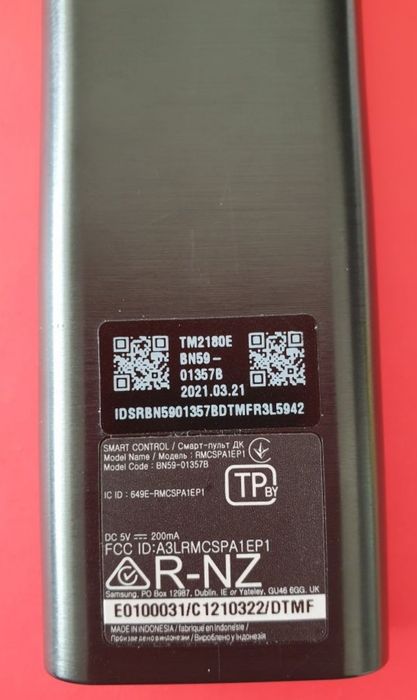 Comando Original Samsung funciona sem pilhas