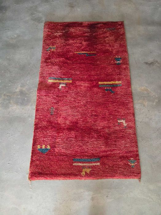 Tapete Indiano Gabbeh Royal, 100% Pura Lã Virgem, 159 cm x 90 cm
