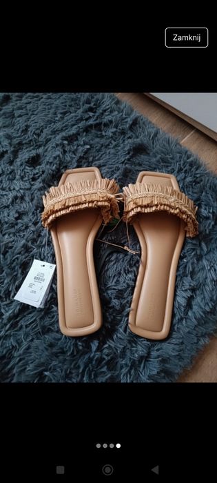 Klapki słomiane Primark
