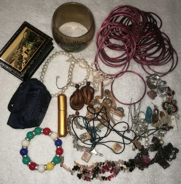 украшение бижутерия серебро камень дерево металл разное