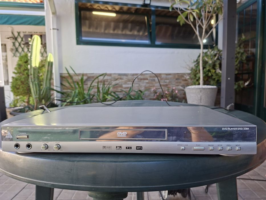 DVD com colunas como Novo.