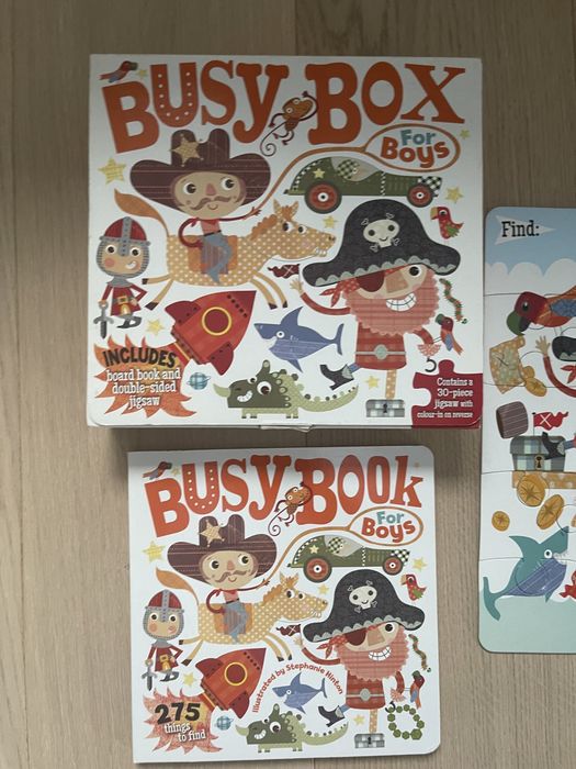 Puzzle plus ksiazka do nauki angielskiego