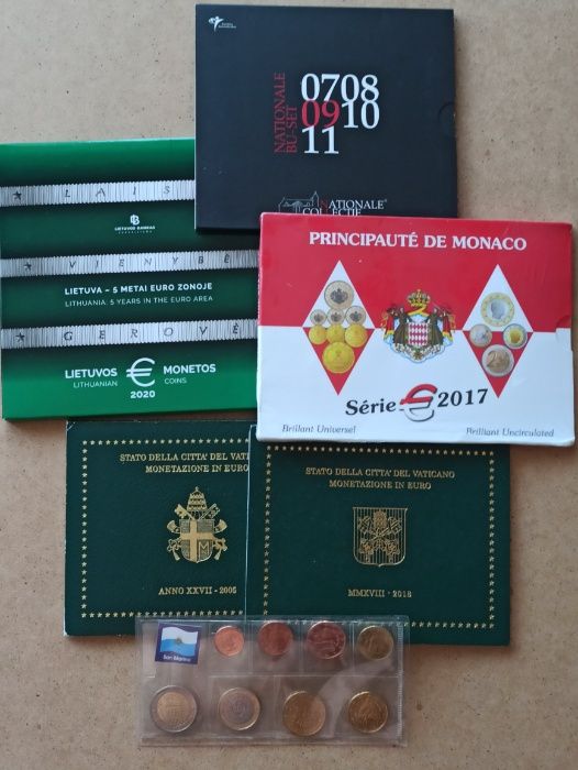 Обменяю монеты евро разных стран, наборы Андорры и Сан-Марино.